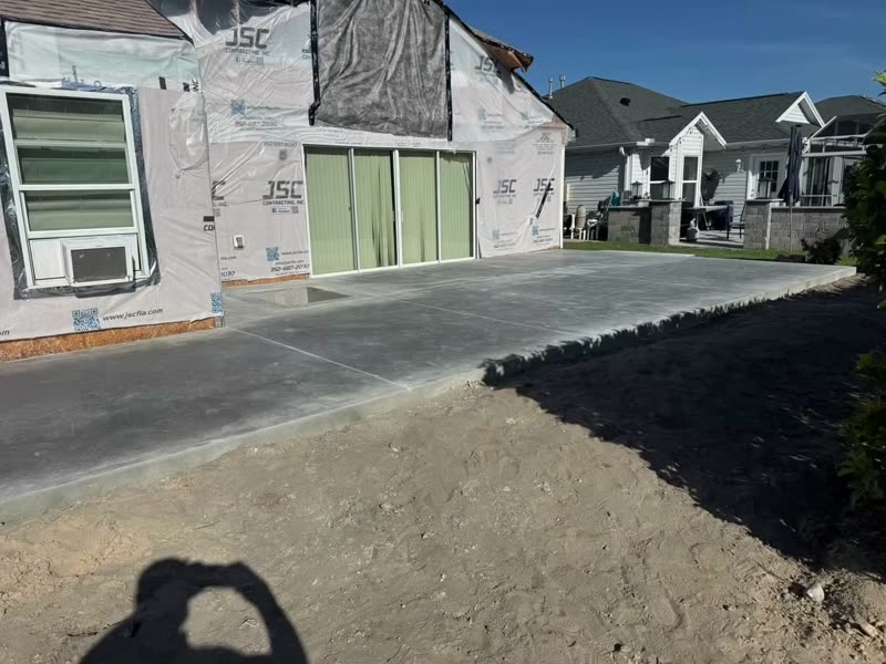 Concrete Patio Room Addition Remodel Mount Dora Florida